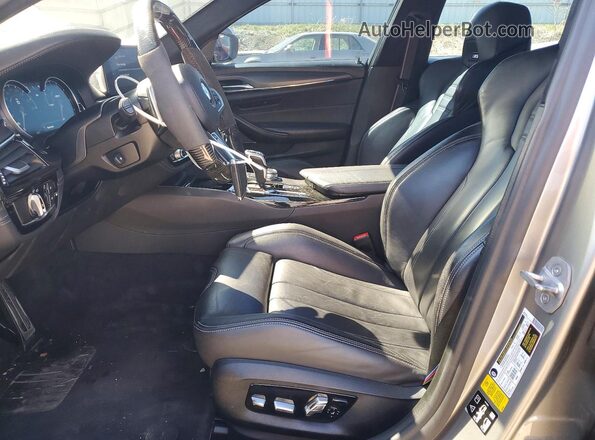 WBSJF0C55KB448213 2019 BMW M5 Серый Вид салона спереди