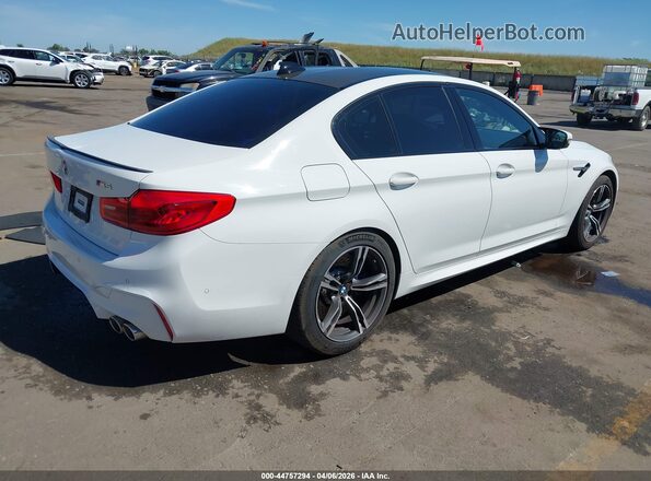 WBSJF0C57KB284544 2019 BMW M5 Белый Задняя правая четверть