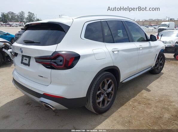 WBX47DP07RN320056 2024 BMW X3 Белый Задняя правая четверть