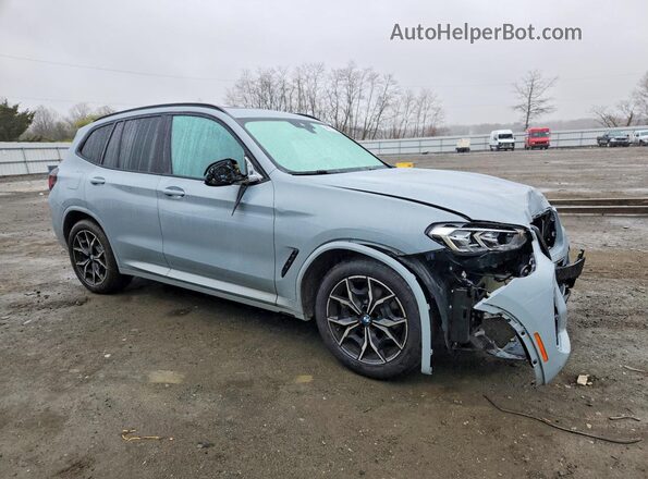 WBX57DP05NN174514 2022 BMW X3 Gray Przód prawy