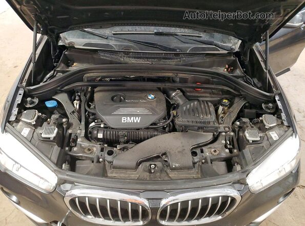 WBXHT3C30GP884589 2016 BMW X1 Gray ძრავის განყოფილების ხედი