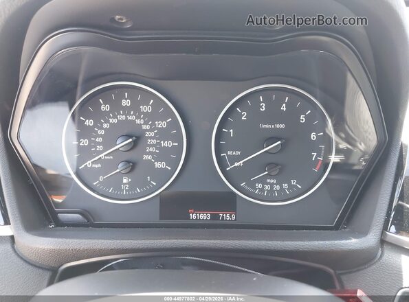 WBXHT3C31GP886433 2016 BMW X1 Silver უკანა სავარძლების ხედი