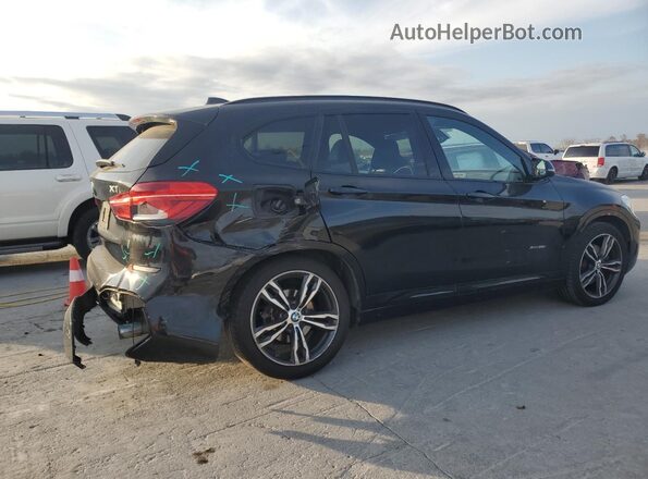 WBXHT3C31H5F72345 2017 BMW X1 Черный Задняя правая четверть