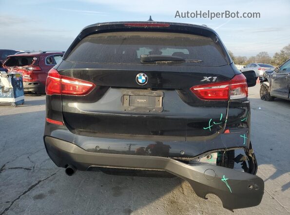 WBXHT3C31H5F72345 2017 BMW X1 Черный Вид сзади
