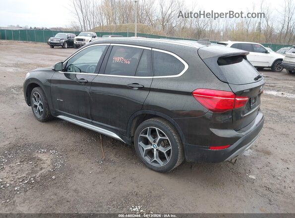 WBXHT3C31H5F78890 2017 BMW X1 Коричневый Задняя левая четверть