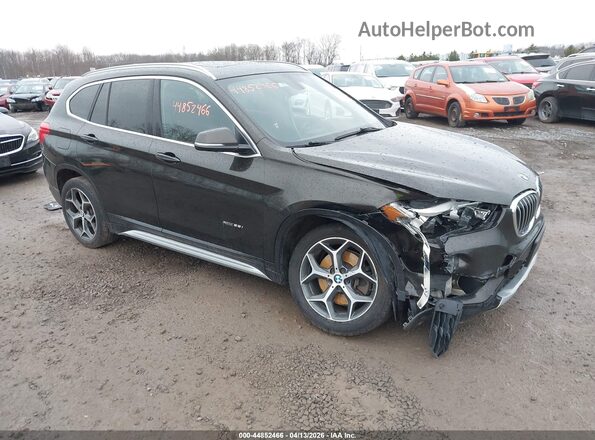 WBXHT3C31H5F78890 2017 BMW X1 Коричневый Передняя правая четверть