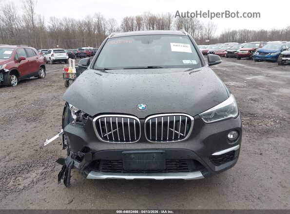 WBXHT3C31H5F78890 2017 BMW X1 Коричневый Вид щитка приборов