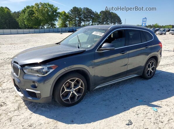 WBXHT3C33G5E55882 2016 BMW X1 Серый Передняя левая четверть