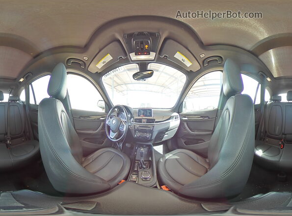 WBXHT3C33GP883775 2016 BMW X1 Gray Панорамний вид салону 360°