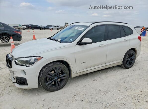 WBXHT3C33H5F72539 2017 BMW X1 Белый Передняя левая четверть
