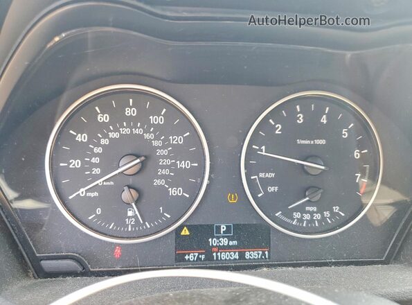 WBXHT3C33J5L25895 2018 BMW X1 White Вид щитка приладів