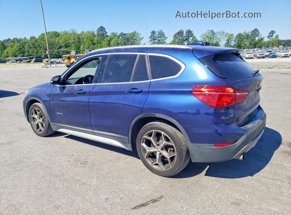 WBXHT3C34H5F84053 2017 BMW X1 Blue Trasero izquierdo