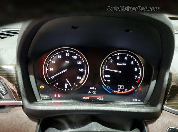 WBXHT3C34J3H30064 2018 BMW X1 White ხელსაწყოთა პანელის ხედი