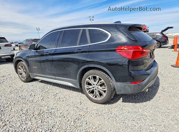 WBXHT3C36H5F81798 2017 BMW X1 Черный Задняя левая четверть
