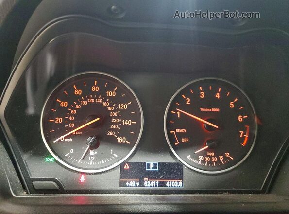 WBXHT3C37J5K26318 2018 BMW X1 Black Widok zestawu wskaźników