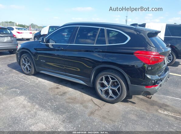 WBXHT3C38G5E52850 2016 BMW X1 Black Задня ліва чверть