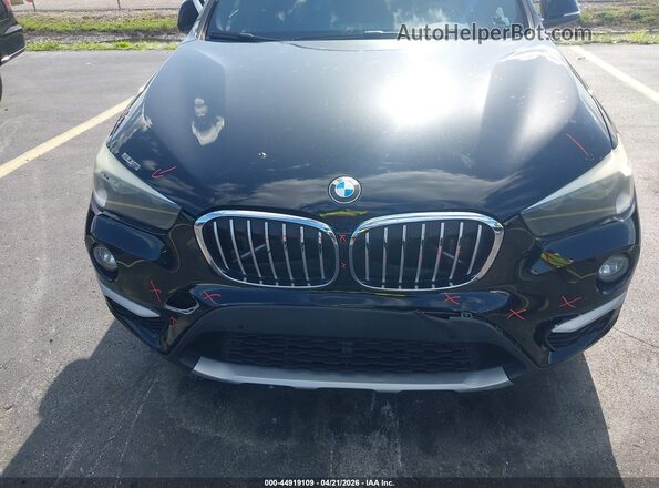 WBXHT3C38G5E52850 2016 BMW X1 Black Вид спереду