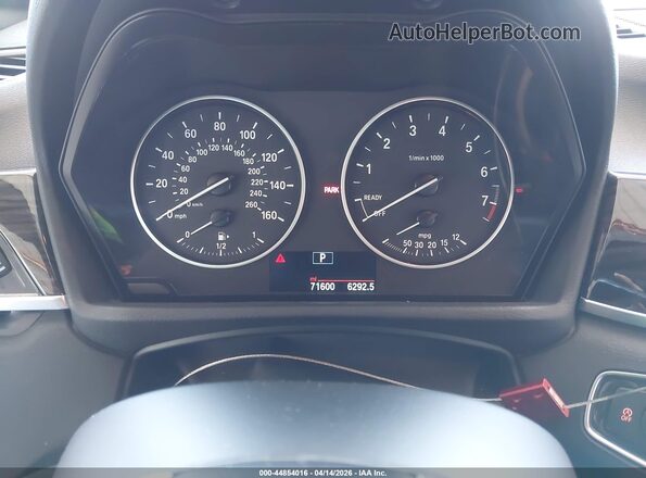 WBXHT3C38GP885053 2016 BMW X1 Белый Вид задних сидений