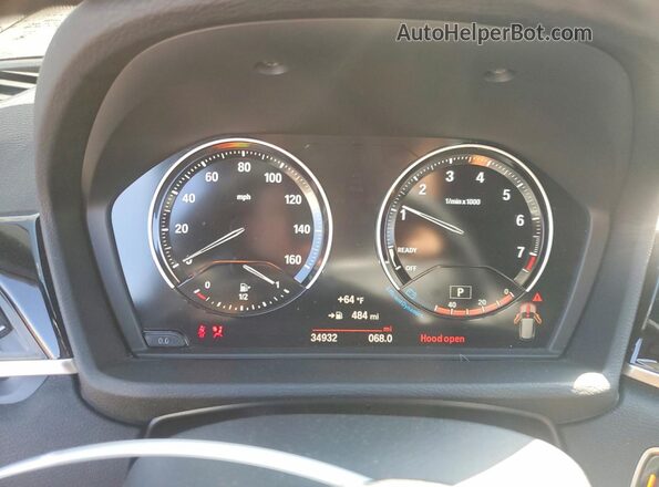 WBXHT3C38J5L32549 2018 BMW X1 Черный Вид щитка приборов