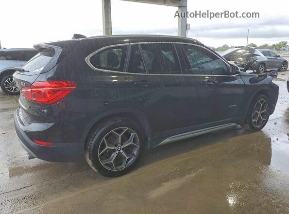 WBXHT3C3XJ5K22635 2018 BMW X1 Черный Задняя правая четверть