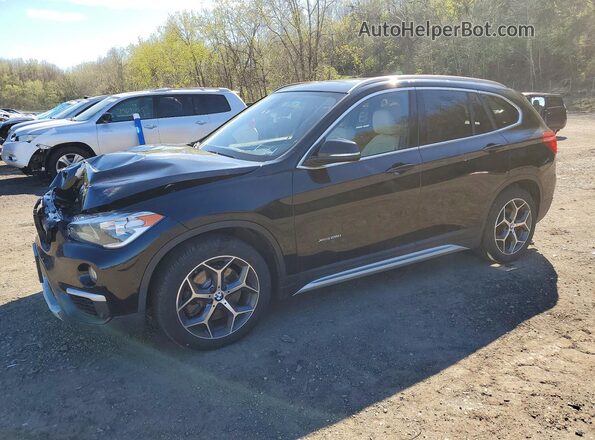 WBXHT3Z33J4A66194 2018 BMW X1 Черный Передняя левая четверть