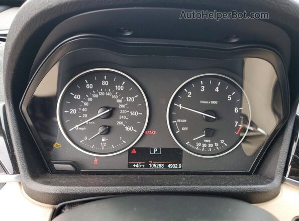 WBXHT3Z3XG4A48199 2016 BMW X1 Черный Вид щитка приборов