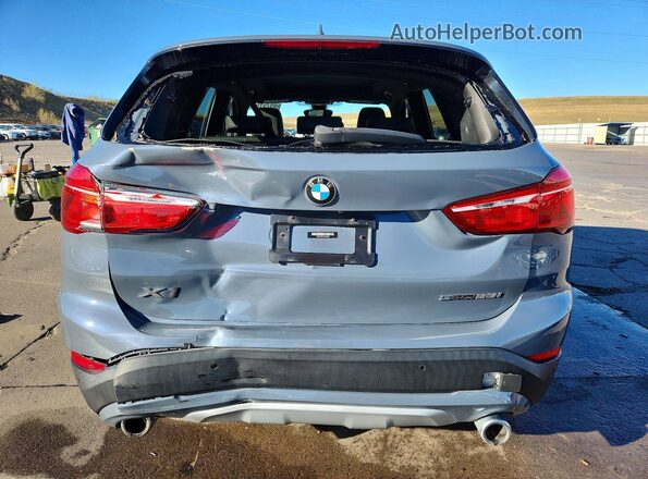 WBXJG7C01L5P35682 2020 BMW X1 Gray Вид ззаду