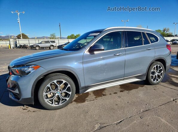 WBXJG7C01L5P35682 2020 BMW X1 Gray Передня ліва чверть