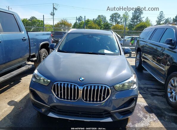 WBXJG7C09M5S08085 2021 BMW X1 Gray Instrument cluster view