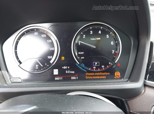 WBXJG9C01L5P86076 2020 BMW X1 Black Vista de los asientos traseros