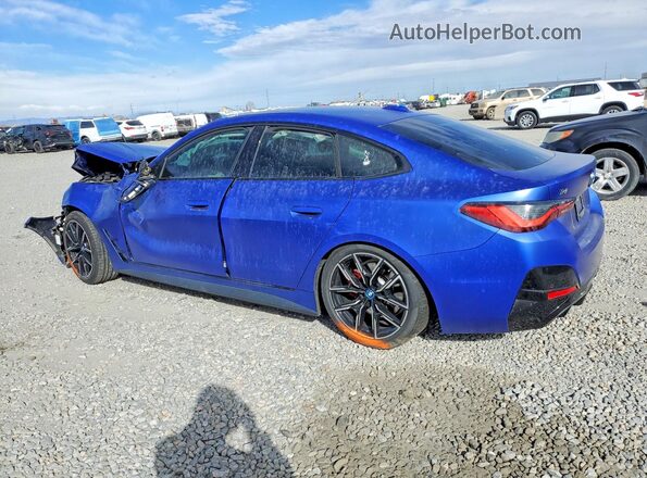 WBY33AW00PFP73624 2023 BMW I4 Синий Задняя левая четверть