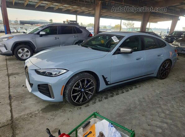 WBY33AW0XRFS33958 2024 BMW I4 Gray Vista tres cuartos delantera izquierda