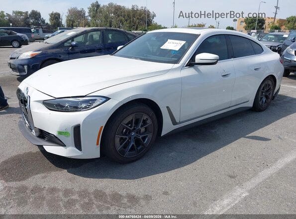 WBY43AW01PFP56271 2023 BMW I4 White Front left
