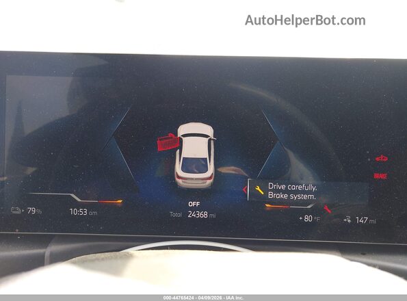 WBY43AW01PFP56271 2023 BMW I4 White Rear seats view