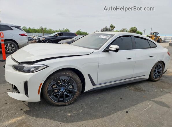 WBY43AW02RFS65016 2024 BMW I4 White Vista tres cuartos delantera izquierda