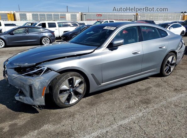 WBY43AW03RFS84206 2024 BMW I4 Gray Vista tres cuartos delantera izquierda
