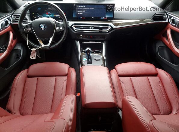 WBY43AW06PFP45038 2023 BMW I4 Gray Dashboard view