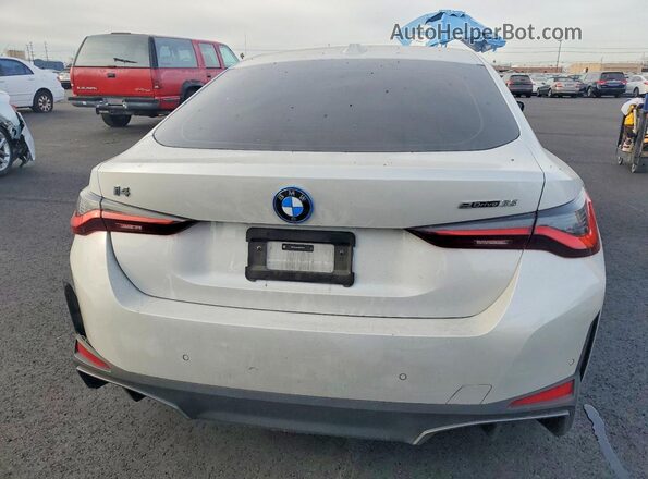 WBY43AW07RFS85410 2024 BMW I4 White Vista trasera