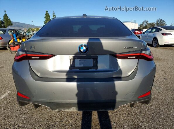 WBY73AW01NFN12744 2022 BMW I4 Silver Widok z tyłu