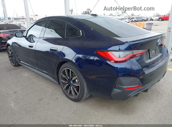 WBY73AW01PFP34493 2023 BMW I4 Синий Задняя левая четверть