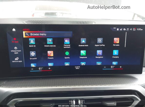 WBY73AW01PFP34493 2023 BMW I4 Синий 