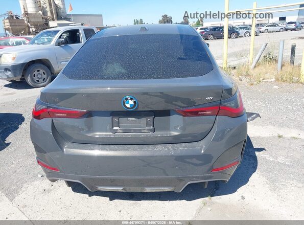 WBY73AW08PFP01099 2023 BMW I4 Gray Առջևի վահանակի տեսք