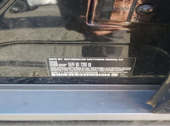 WBY73AW08PFP89068 2023 BMW I4 Black VIN sticker view