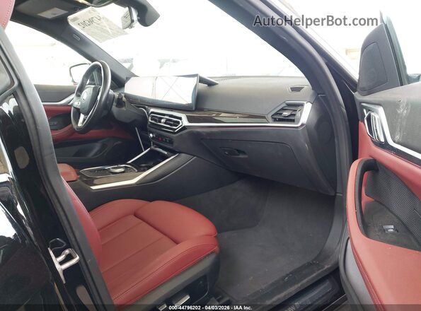 WBY73AW08PFP89703 2023 BMW I4 Black Vista interior delantera