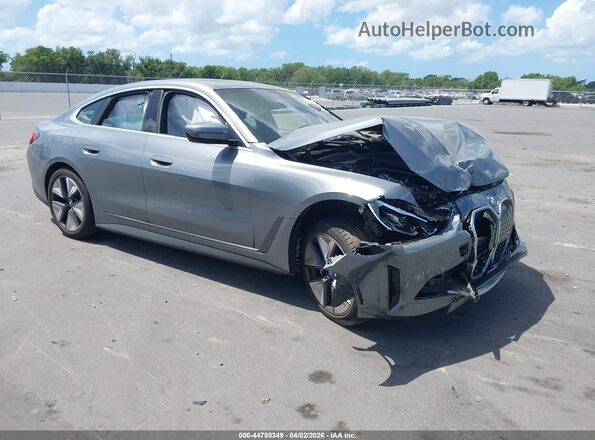 WBY83FB03RFS62078 2024 BMW I4 Серебряный Передняя правая четверть