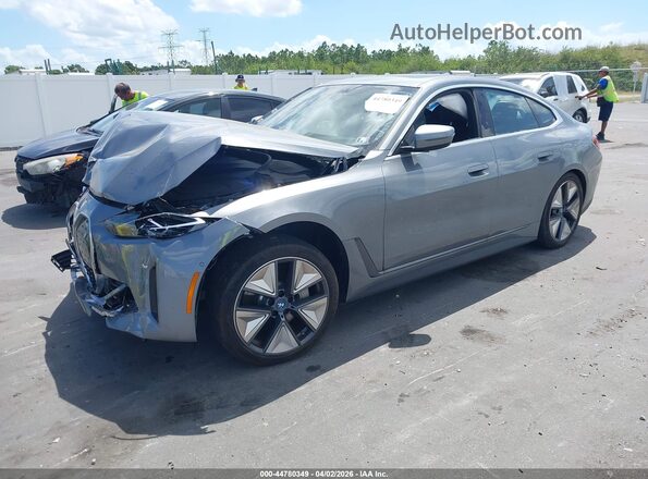 WBY83FB03RFS62078 2024 BMW I4 Серебряный Передняя левая четверть