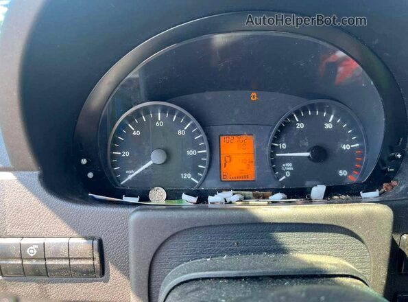 WDAPE7CD5HP385696 2017 MERCEDES-BENZ SPRINTER White Instrument cluster view