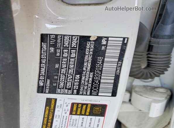 WDC0G4JB2GF035448 2016 MERCEDES-BENZ GLC-CLASS White Շարժիչի բաժամունքի տեսք