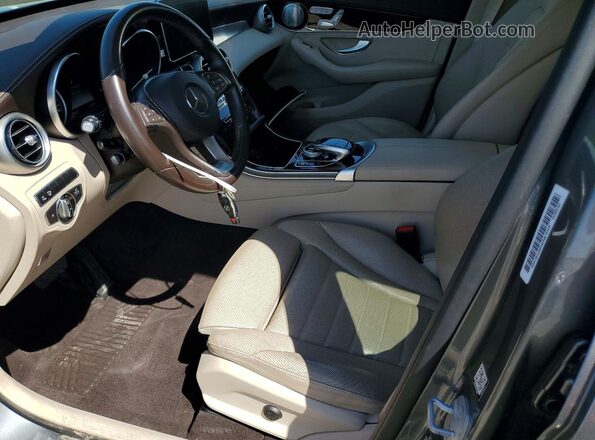 WDC0G4JB3GF054655 2016 MERCEDES-BENZ GLC-CLASS Серый Вид салона спереди