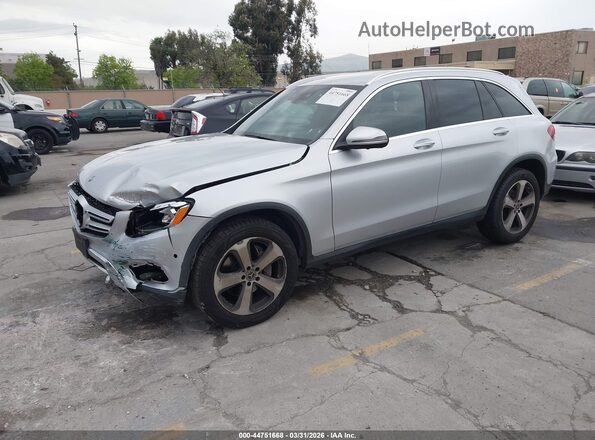 WDC0G4JB3KF596198 2019 MERCEDES-BENZ GLC 300 Серебряный Передняя левая четверть